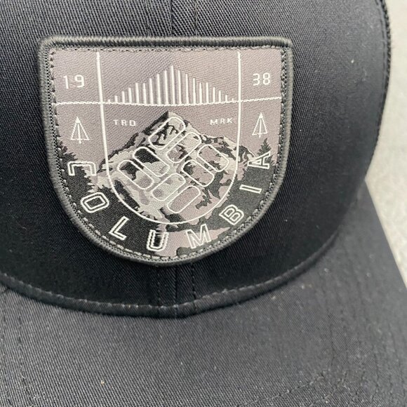 Columbia Sportswear Trucker SnapBack Hat Cap Black Mountains Adult,One Size - Picture 4 of 10